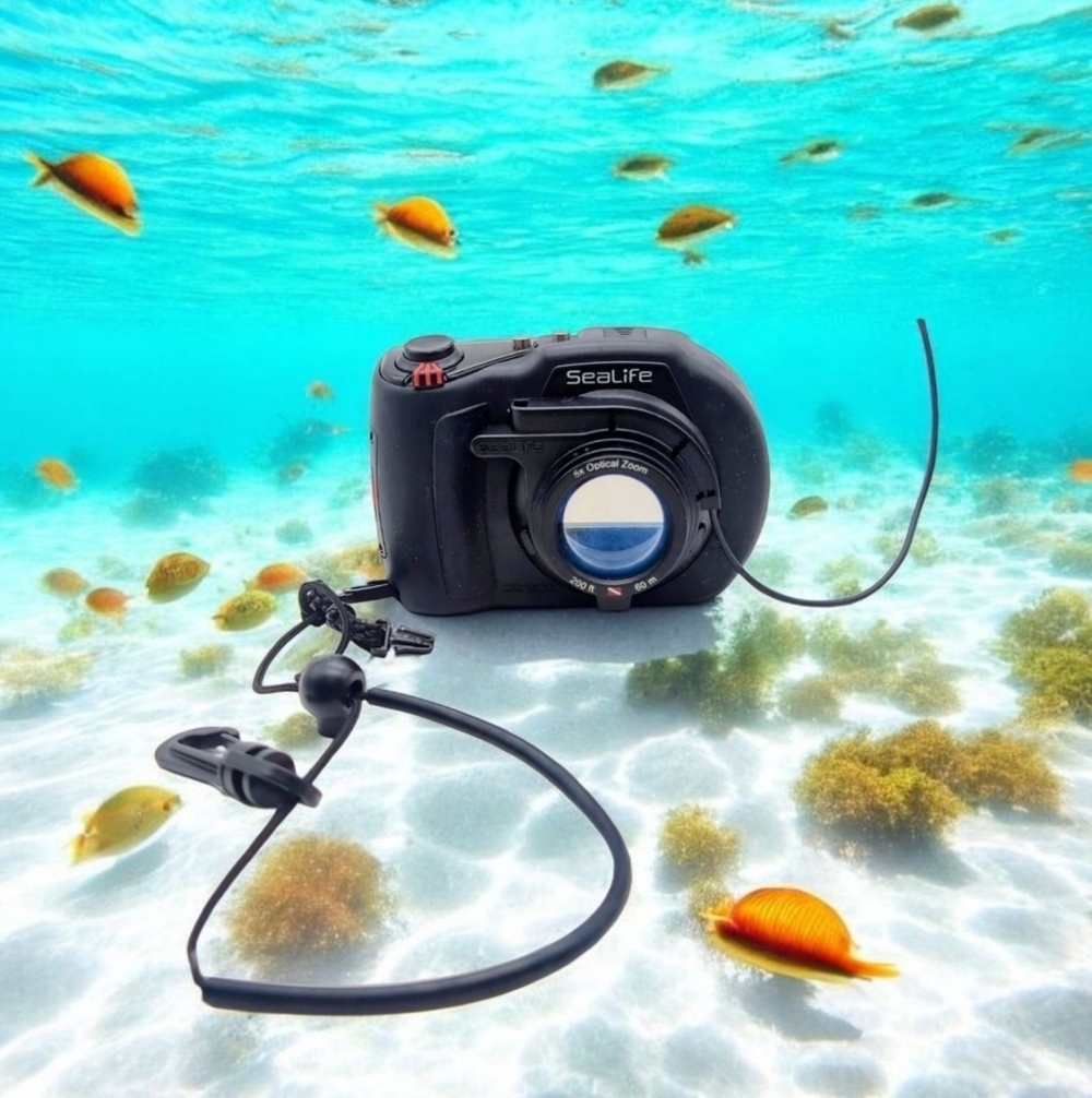 Sealife DC1200 5x Optical Zoom Black Underwater Camera Housing